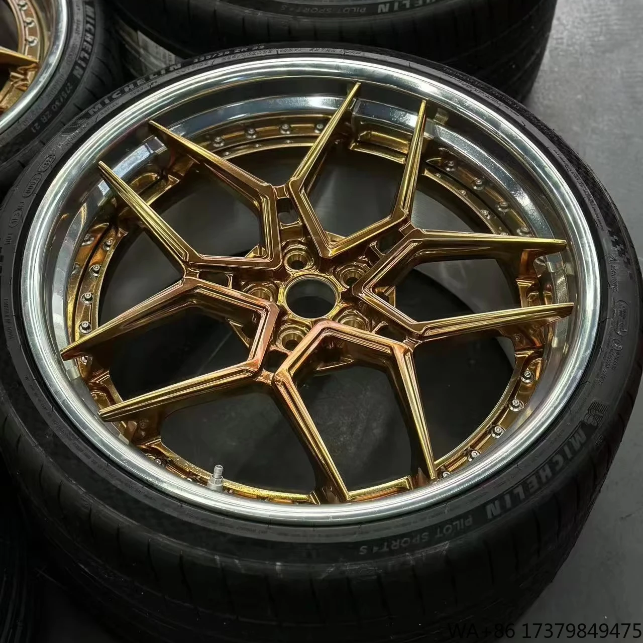 

Индивидуальные вогнутые хромированные колеса из алюминиевого сплава с глубокими губами, колеса 18-22 дюйма, спицы 5x114,3 5x112, 5x130, автомобильное колесо для Audi bmw