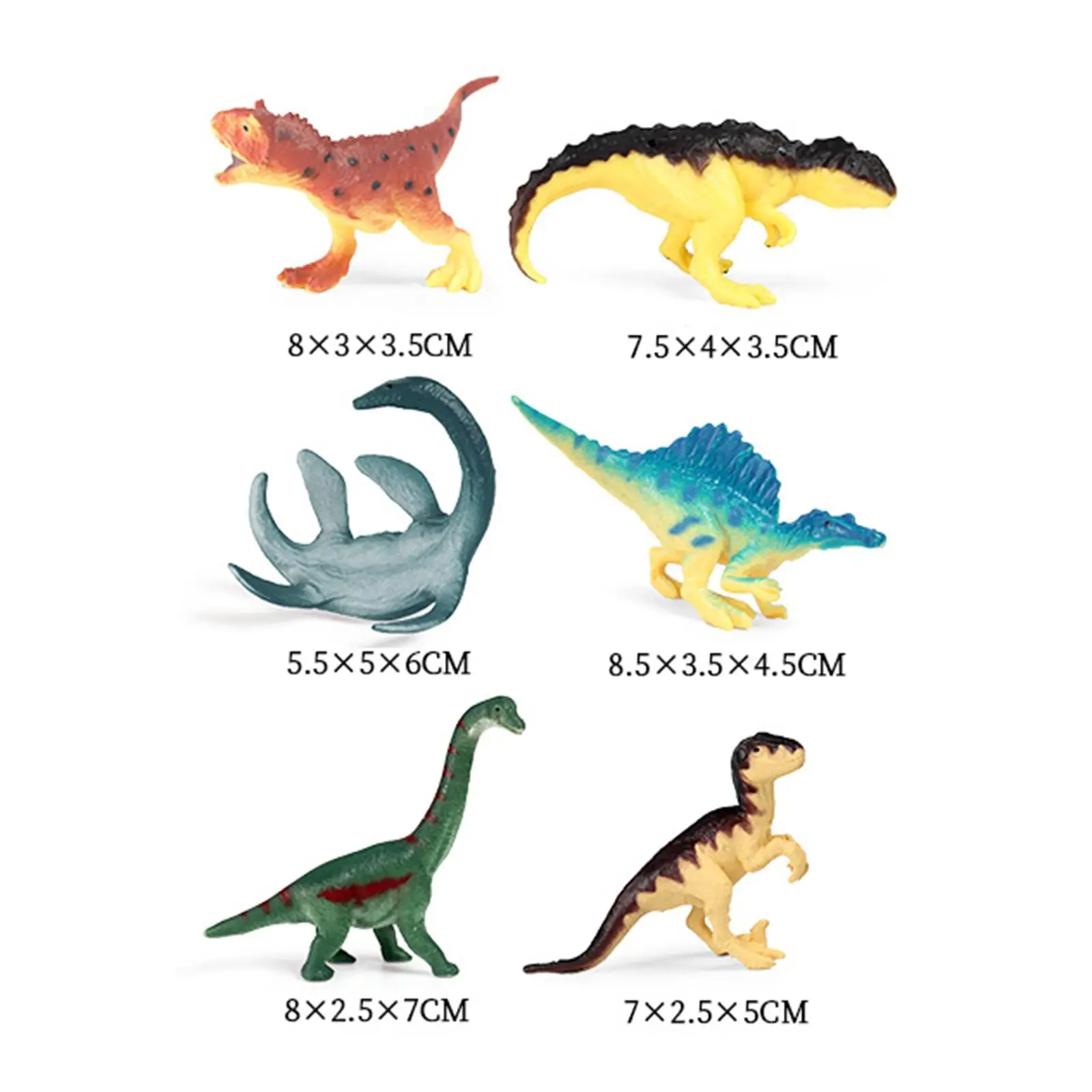 Dinosaurus Figuur Speelgoed Educatief voor Desktop Decor Yard Scene Fairy Garden