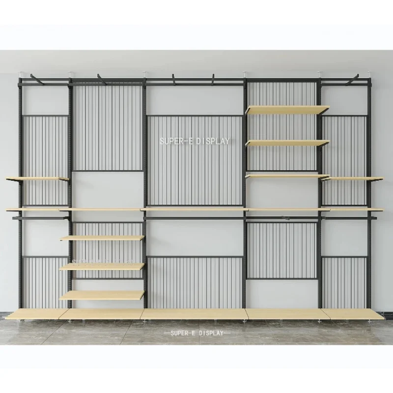 

Customize.Store Equipment Supermarket Shelf Display Racks Gondola Grocery Store Display Rack Wall Gondola Retail Shelves