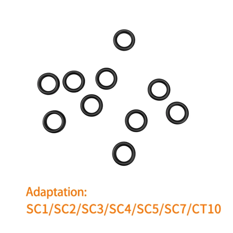 โอริงแหวนยางแพ็ค10ชิ้นเหมาะสำหรับ SC2 SC3 SC5 SC4 CT10เครื่องทำความสะอาดไอน้ำสีดำ