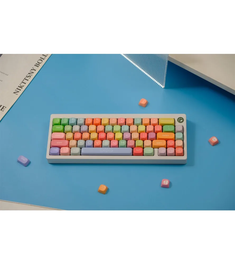 Gummy Bear Keycaps PBTXOA Highly Sublimated Mechanical Keyboard Cap Wooting