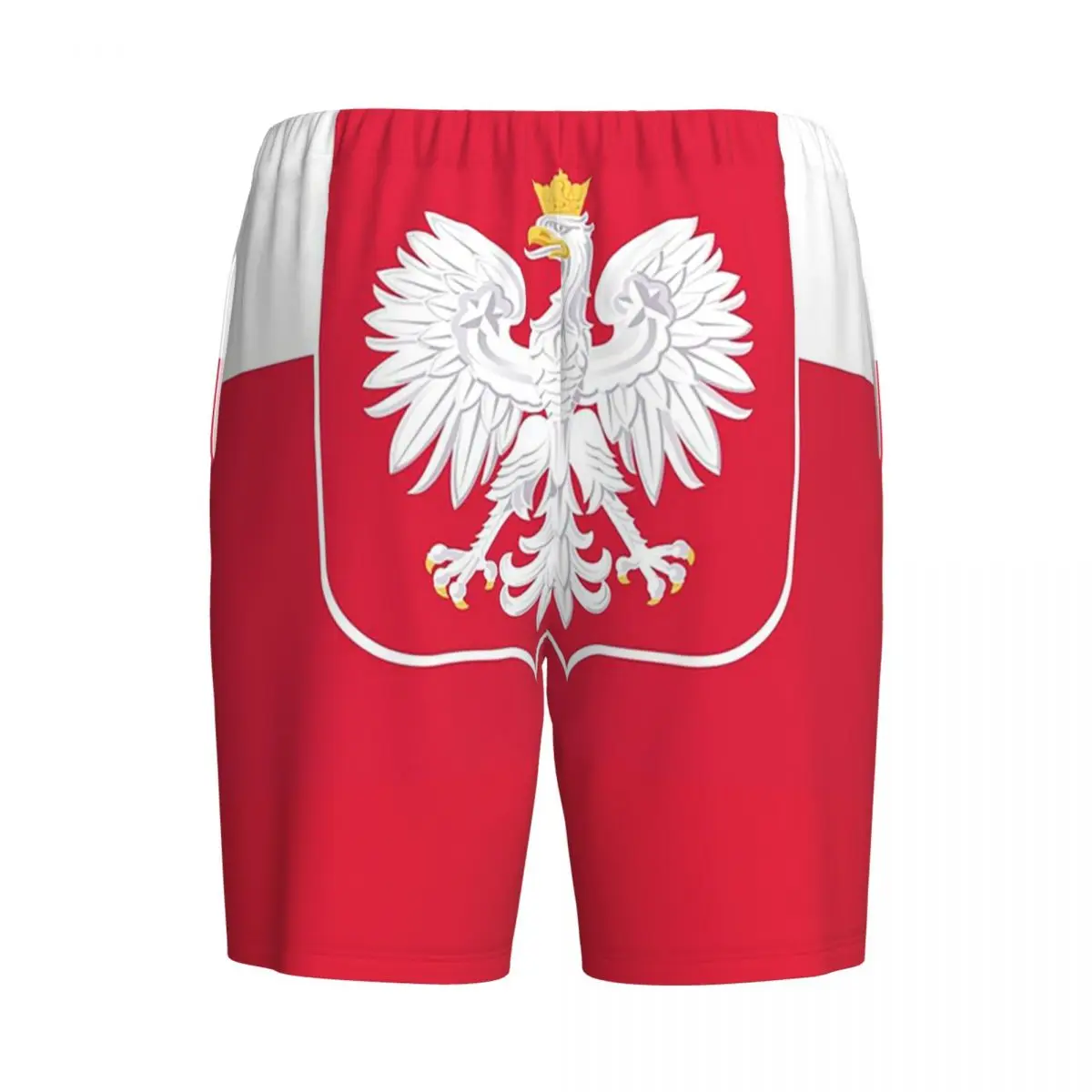 Custom Polish Flag Flag Of Poland Shorts Sleeping Pants Men Pajama Pants Lounge Sleep Sleepwear Bottoms - view 2