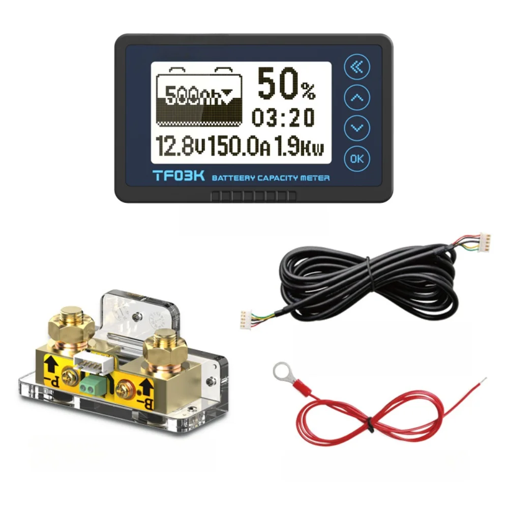 for rv for Power Management for rv Battery Monitor Long Lasting Battery Capacity Meter Battery Monitor 8-120V Monitor for rv