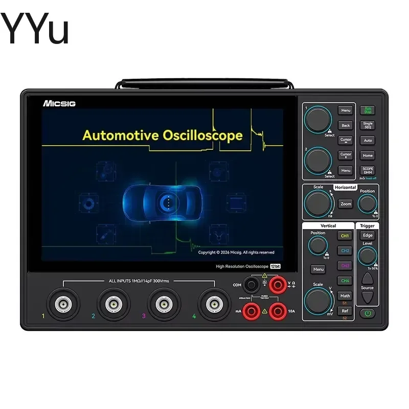 custom for Maxgeek Micsig AHO14-200 200MHz 12Bit High Resolution Automotive Oscilloscope Professional Car Diagnostic Tester