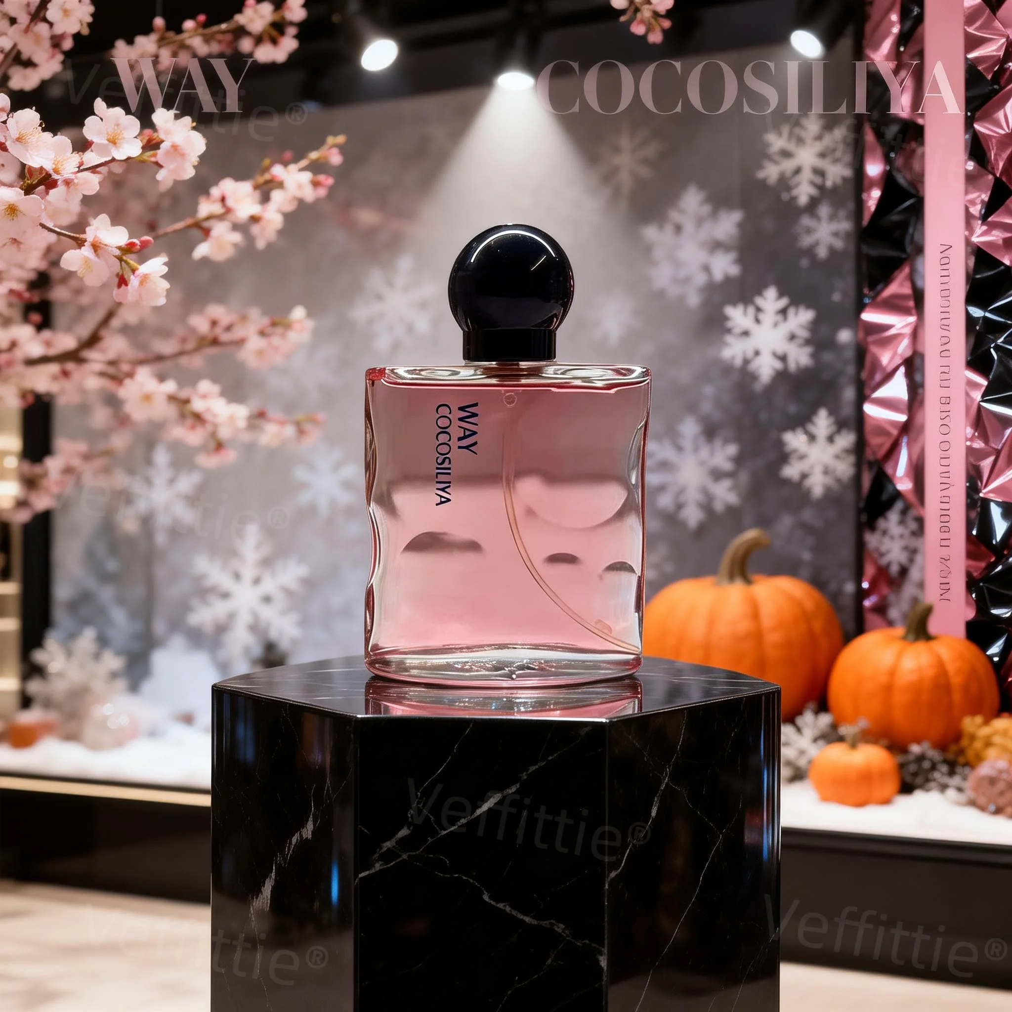 

Festive Citrus Floral Perfume 50ml, Neroli bergamot top, tuberose jasmine heart, vanilla cedar base, all-day fresh scent