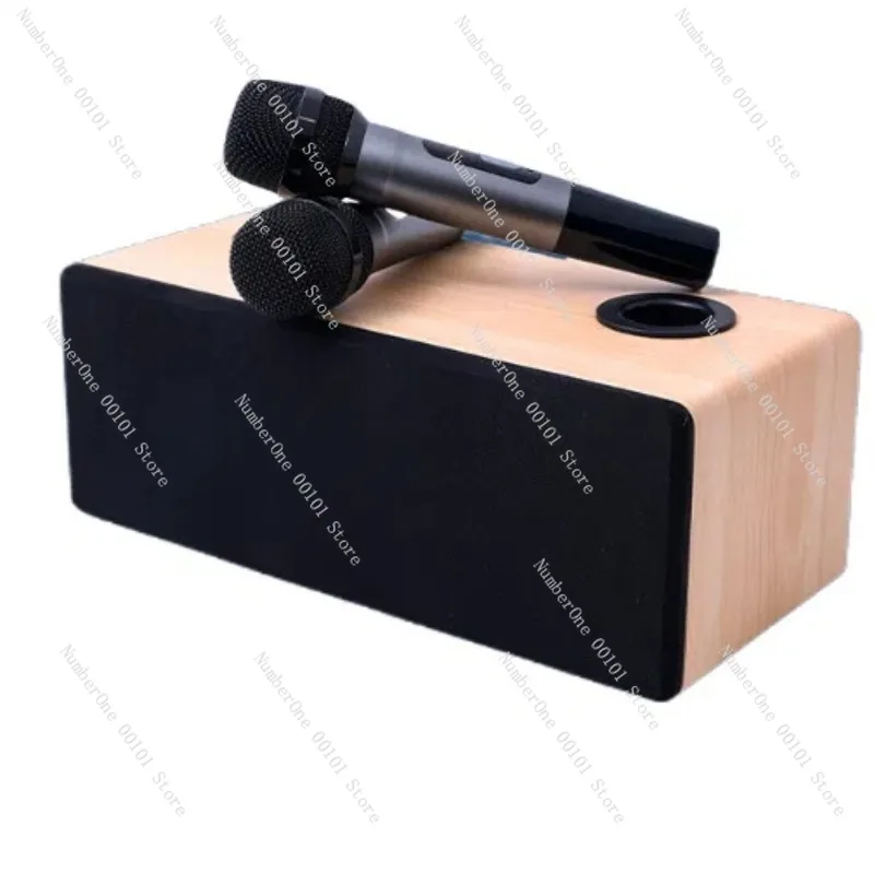 2026 Home Karaoke Machine Powerful Bluetooth Speaker All in One Family KTV Singing System with Dual Wireless Rechargeable