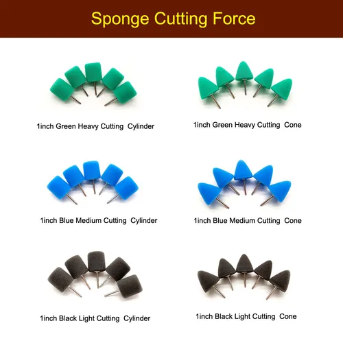 Imagen 2 del producto CDWTS-almohadillas de rebabas para pulido y pulido de detalles de automóviles, uso de pulido y pulido en herramientas rotativas Dremel