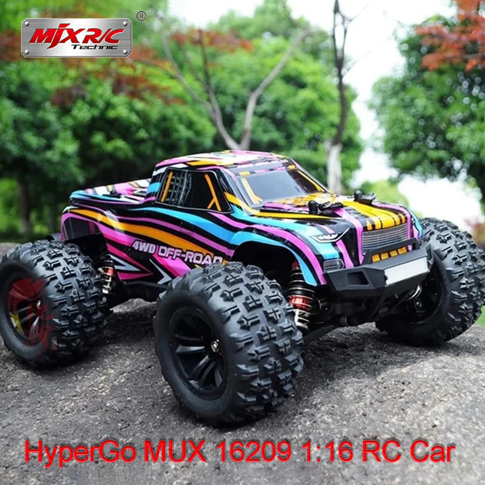 

Hyper Go MJX 16209 1/16 Радиоуправляемые автомобили Бесщеточный 2,4G Пульт дистанционного управления 4WD Внедорожные гонки Высокоскоростные электрические хобби Игрушки с радиоуправлением