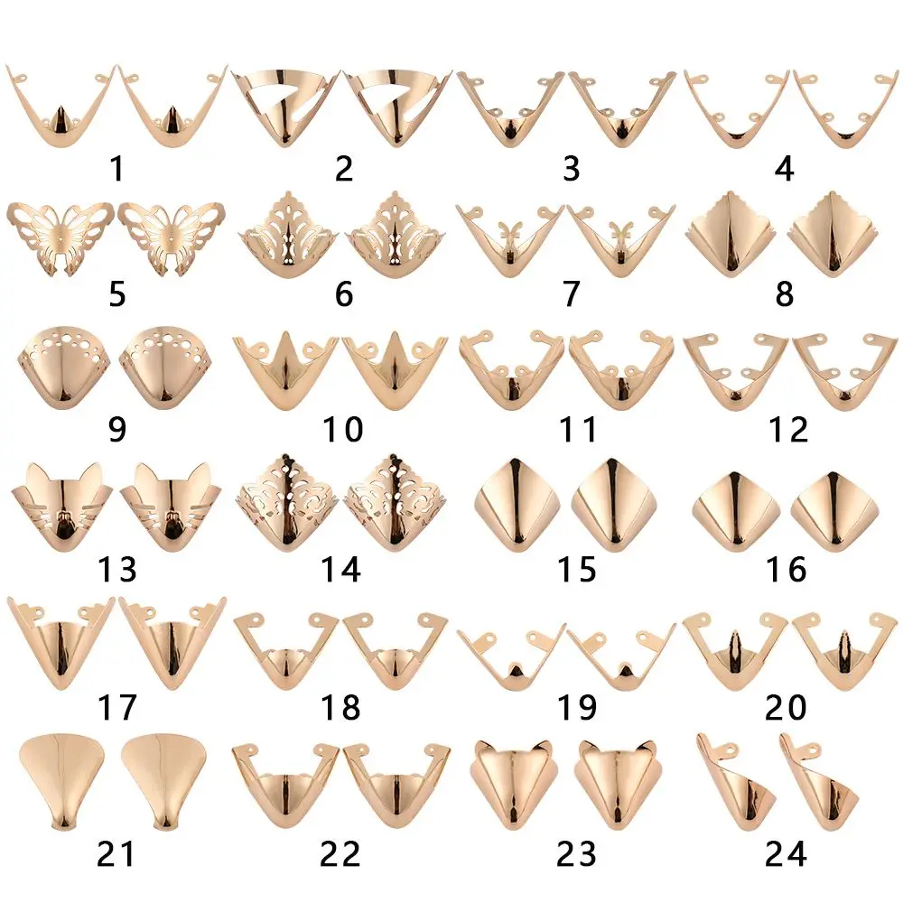 1 زوج الأزياء إصلاح الملحقات المواد المعدنية سحر مشبك الأحذية مقاطع الأحذية تو حماية أحذية عالية الكعب ديكور