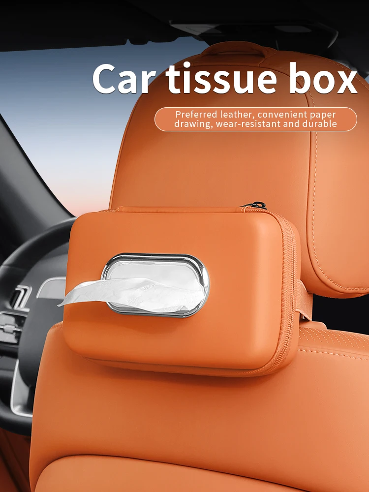 

Car tissue box the installation is super simple flat design makes the tissue paper more convenient to use For LYNK & CO models.
