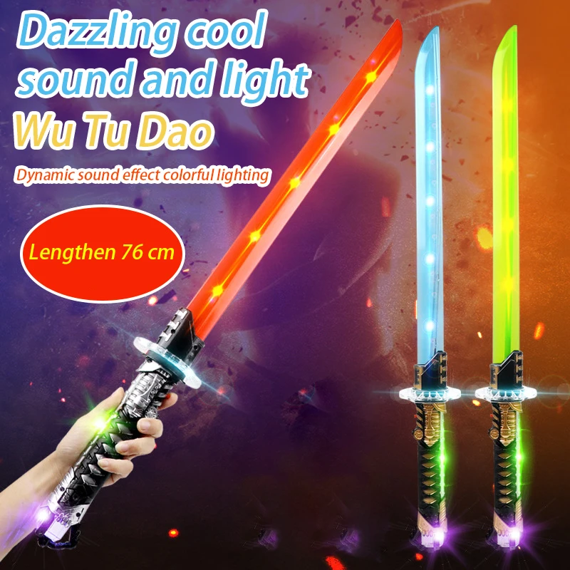 76cm Neopixel Lightsaber Damiensaber Laser Sword Saber With Sound Light Toys For Children Flashing Lightsaber Gifts For Boys