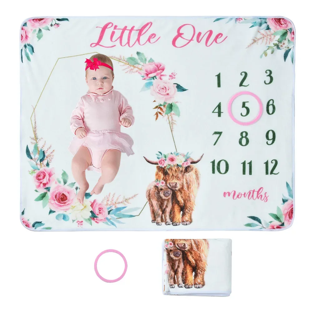 ผ้าห่มบันทึกพัฒนาการเด็กแรกเกิ - Baby Nursery Plants บทวิจารณ์และราคา