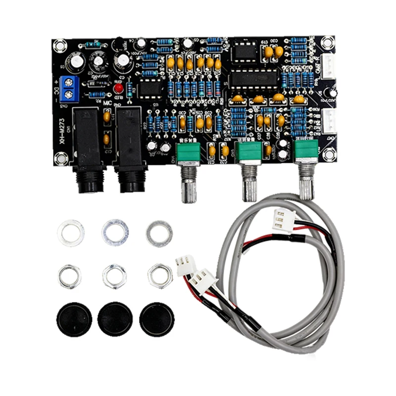 1/3/5PCS XH-M273 Microphone Amplifier Board Karaoke Reverberation DC 12-24V Digital Preamplifier Board Microphone Contr view 5