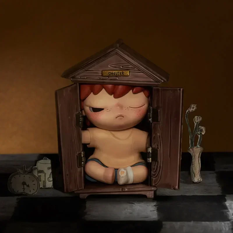 

POPMART Hirono Shelter Series слепая коробка Mystery Box Caixa Sorpresa аниме фигурки для девочек милая модель подарок на день рождения