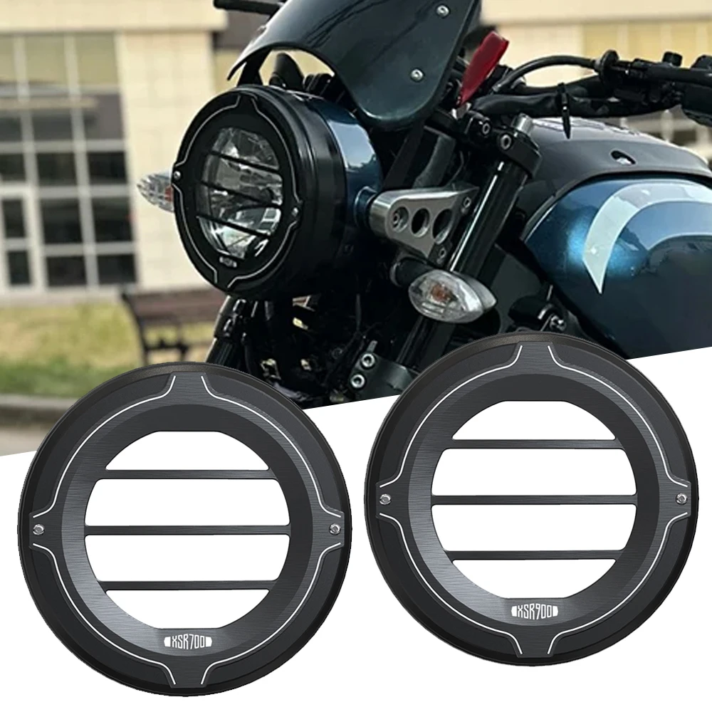 

For Yamaha XSR700 XSR900 XSR 700 XSR 900 2022 2023 2024 2025 2026 Motorcycle Accessories Headlight Guard Grille Cover Protection
