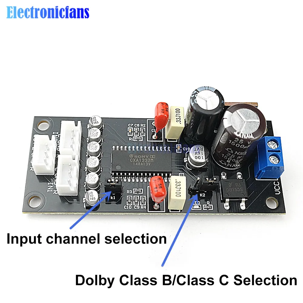 CXA1332 Dolby Noise Cancelling Module Stereo Tape Recorder Head Preamp Amplifier Board BC Class Tape Board Playback Preamplifier