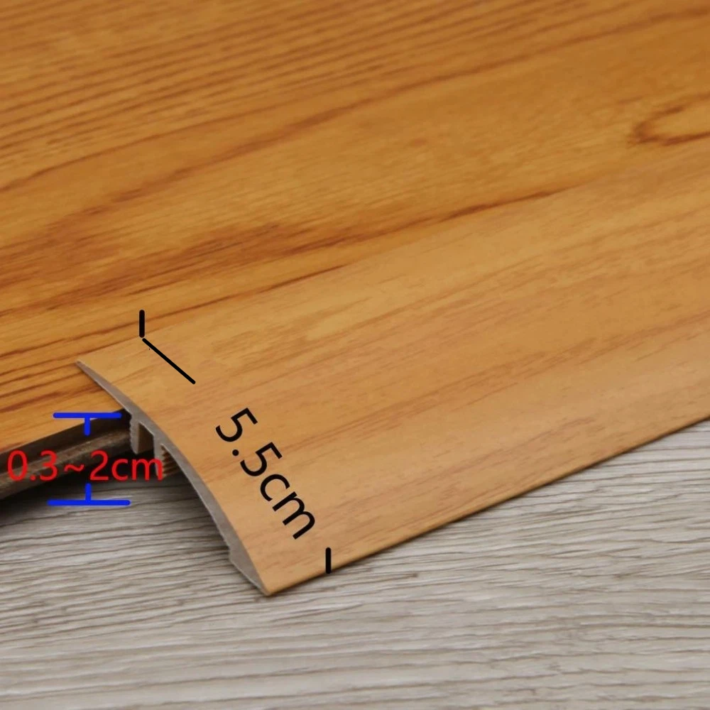 NEW Wood Grain Design Transition Strips Flexible Self-Adhesive Reduction Threshold Wear-resistant Cuttable Threshold Cover