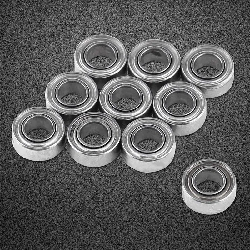 Must Have 50Pcs MR63ZZ 3X6X2 Mm Deep Groove Ball Bearing Miniature Bearing