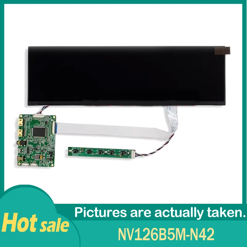 

100% Original NV126B5M-N42 30pins 12.6" 1920*515 TFT-LCD Display Screen