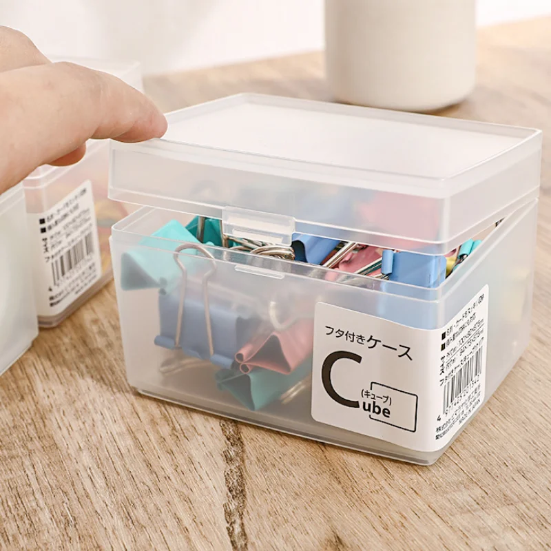 Transparent Storage Box Plastic Organizer Boxes Jewelry Packaging Container for Necklace Earrings Rings Organizer Accessories