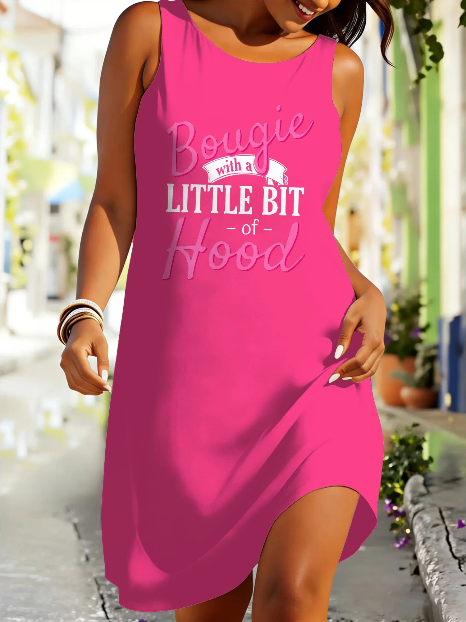 Vestido Casual Elegante Plus S - Summer Clothing Ladies avaliação e preço
