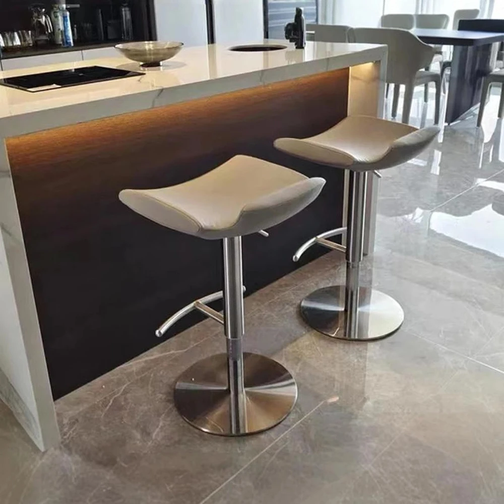 

Adjustable Height Modern Bar Chair Nordic Luxury Premium Comfortable Bar Chair Beauty Kitchen Tabourets De Bar Home Furniture