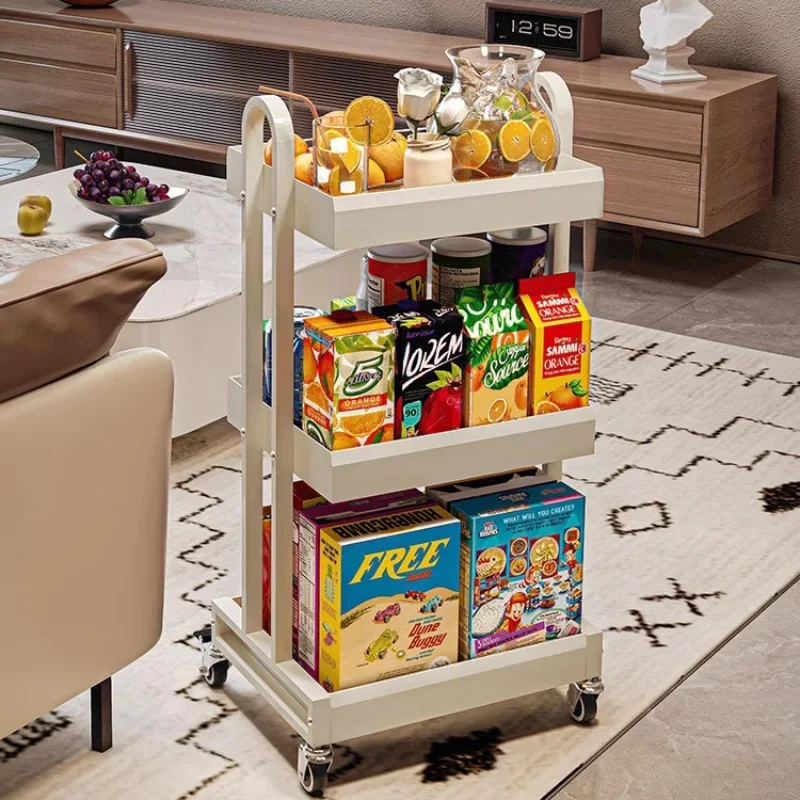 Organizer Trolley Aesthetic Auxiliary Cart Salon Equipment Furniture Organizer Cart with Wheels for Beauty Salon 서빙카트 미용실 미용실트레이