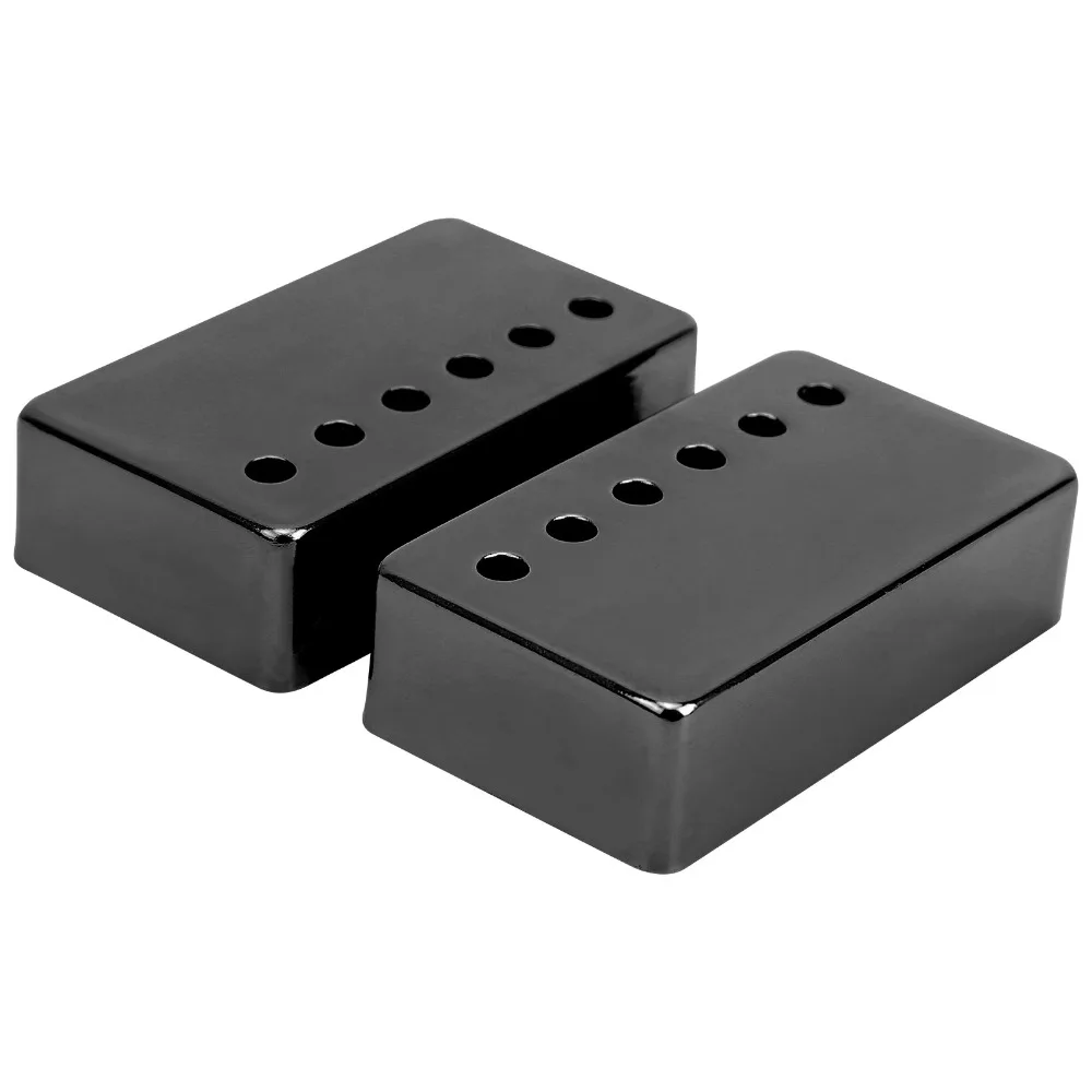Cubiertas de pastilla de latón para guitarra eléctrica – Negro, Oro y Plata - imagen 2