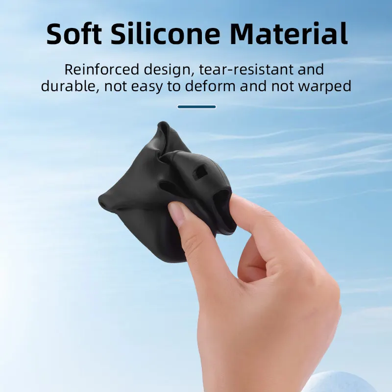 Capa de silicone para dji avata/fpv controlador de combinação alça de pescoço caso protetor da pele anti-perdido colhedor proteção luva acessório