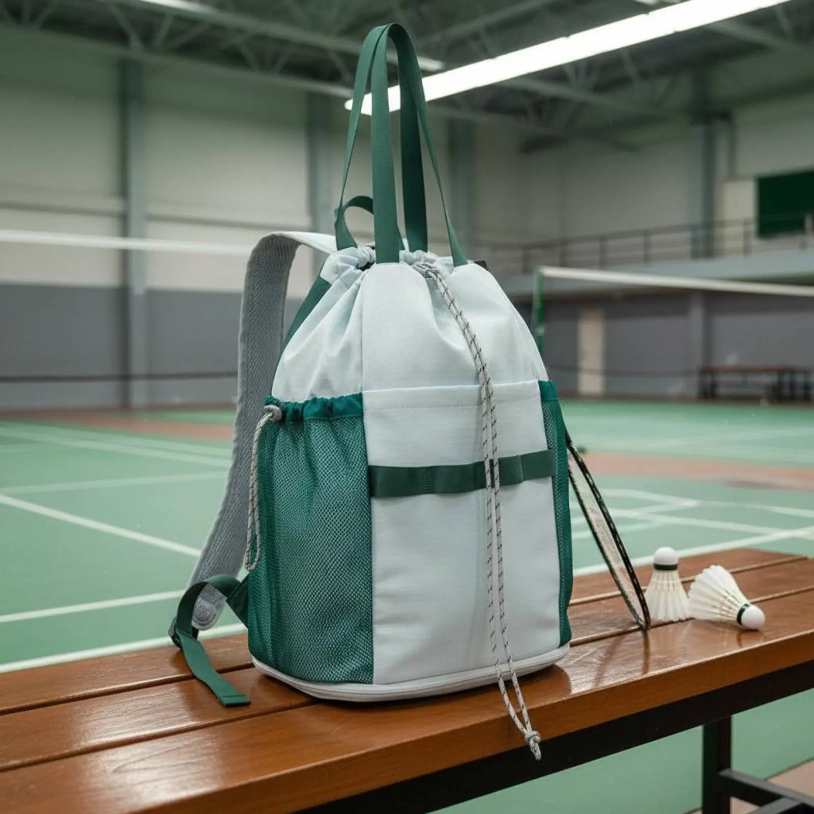 

Badminton Backpack Large Capacity Sports Travel Backpack Badminton Racket Bag Lightweight Padded Back Straps for Men, Gym