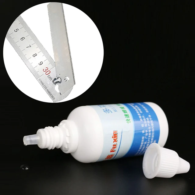 Potężny płynny topnik spawalniczy 50ml nieczysty wielofunkcyjny topnik do lutowania metali DIY narzędzie do naprawy/naprawy miedzi/żelaza/nikielu