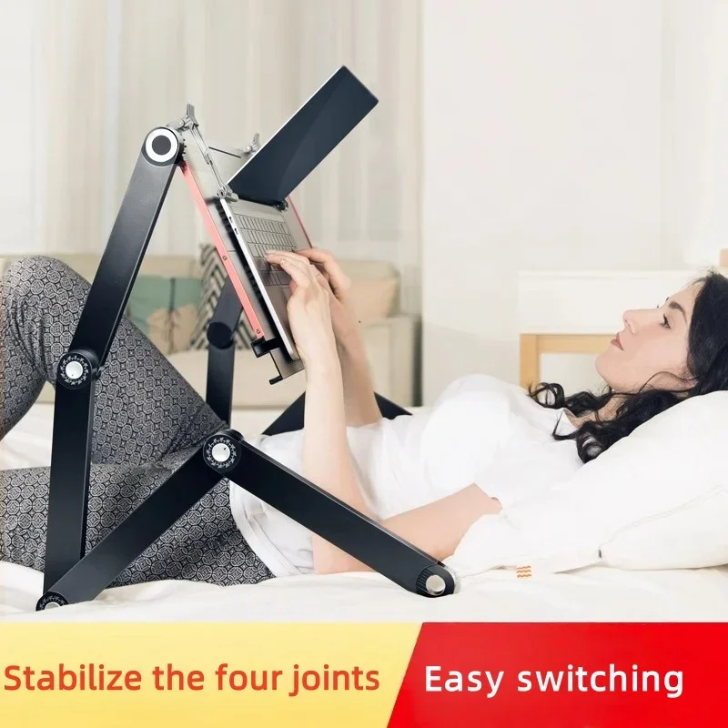 

Bed laptop stand folding table Lazy person bed table lying down computer desk lifting frame Accessories stands holder convenient