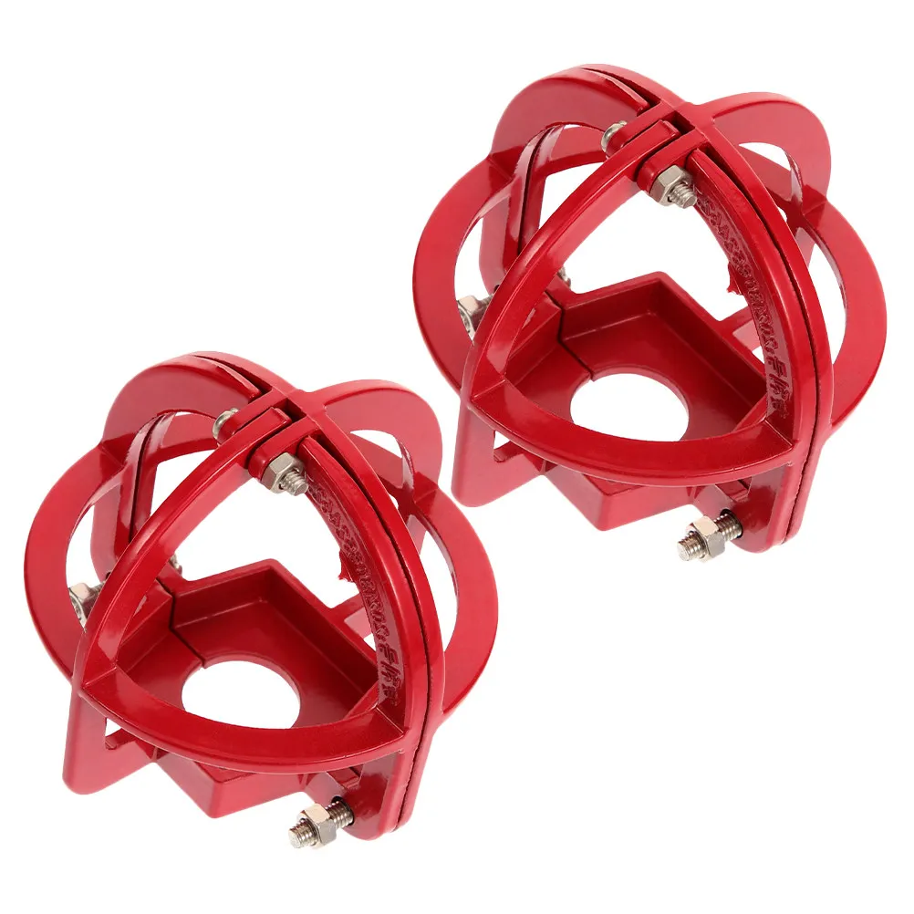 

2Pcs Fire Sprinkler Head Guards with Decorative Cover for Smoke Alarms Residential Commercial Use Rustproof Sprinkler Protection