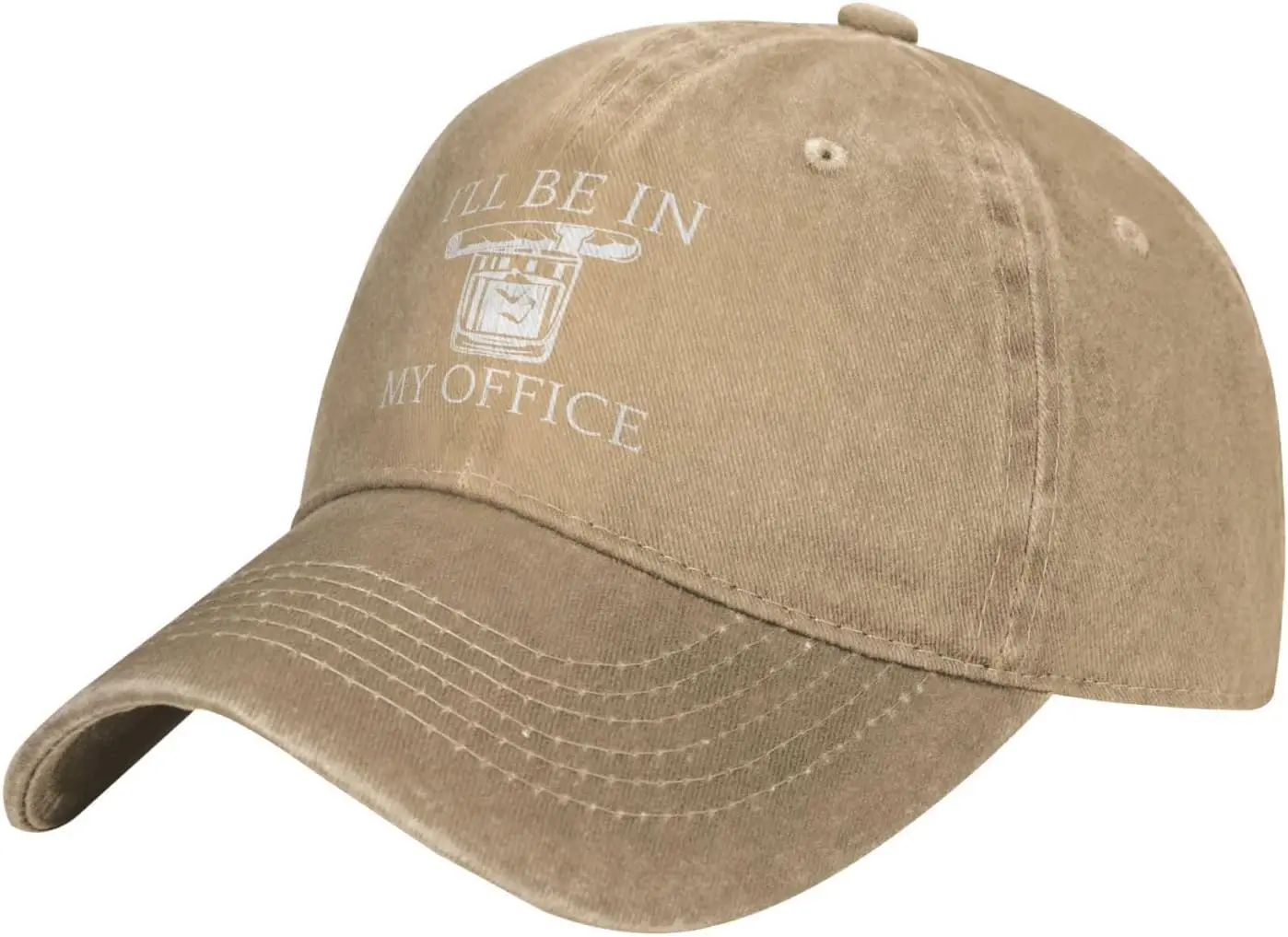 I'll Be in My Office Hat Men Dad Hat with Design Hat