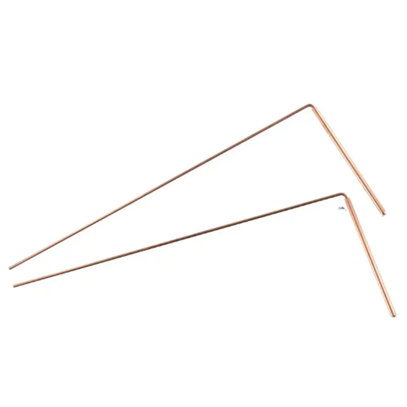 [NEWA76K!】 4Pcs Pure Copper Metal Detector Rod Water Witching Portable Dragon Seeking Detachable Tool Dowsing Rod