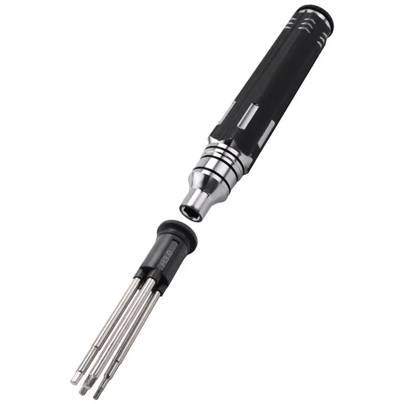 A02M-4 In 1 Hexagon Head Hex Screw Driver Tools Set 1.5-3Mm Fr RC Helicopter Car