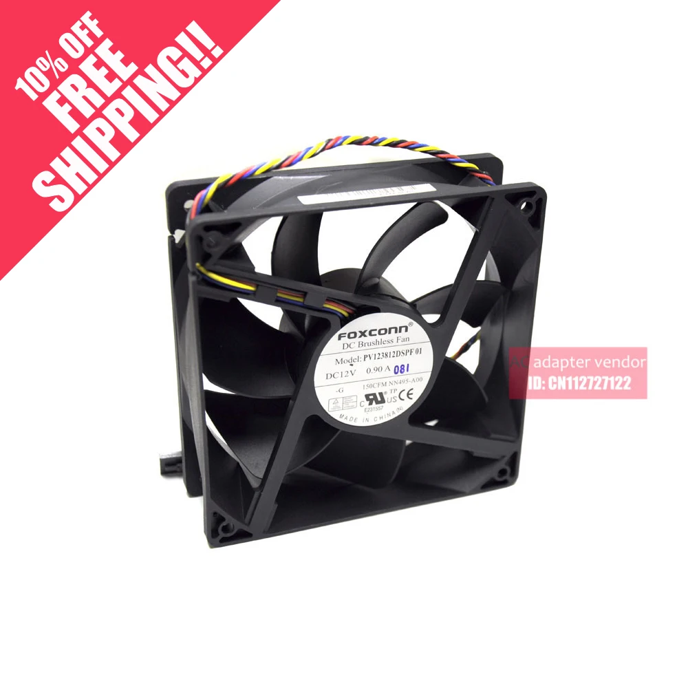 

FOXCONN Foxconn 12CM PV123812DSPF 01 FOR Dell fan NN495-A00