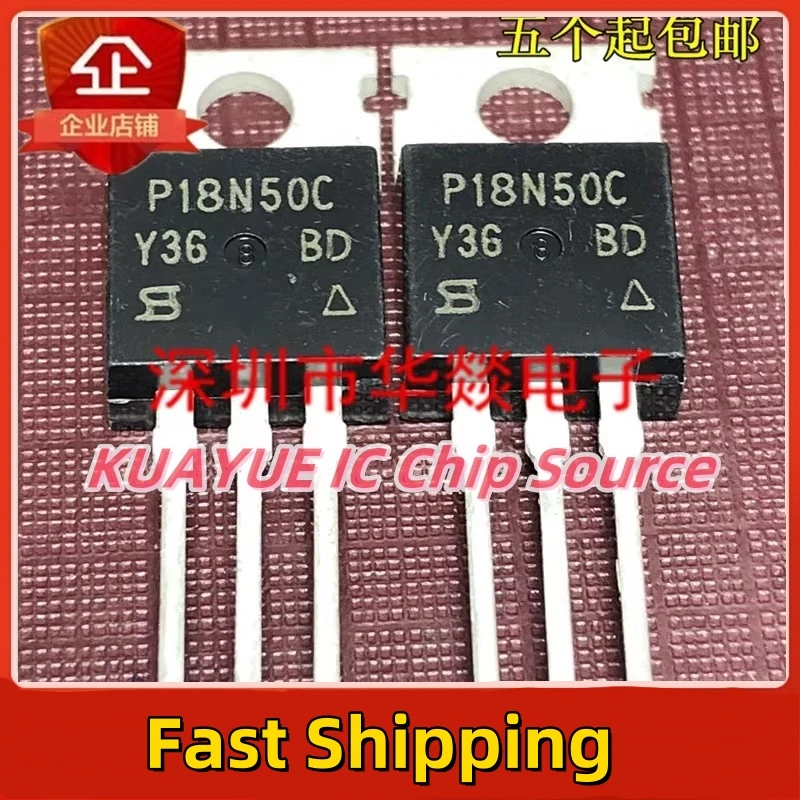 10PCS-30PCS3  P18N50C  SIHP18N50C   TO-220 500V 18A  Fast Shipping Quality Guarantee