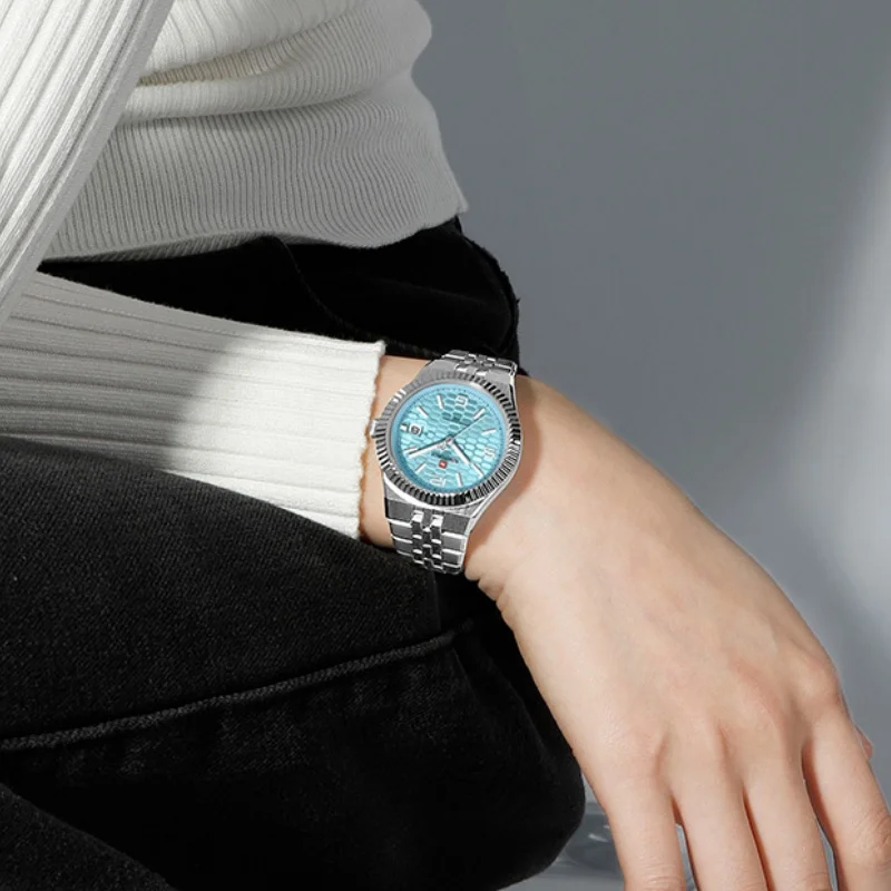 NAVIFORCE Women Watch Quartz Calendar Waterproof Luminous Steel Band Female Casual Girl Fashion Luxury Daily Wristwatch Gift Box