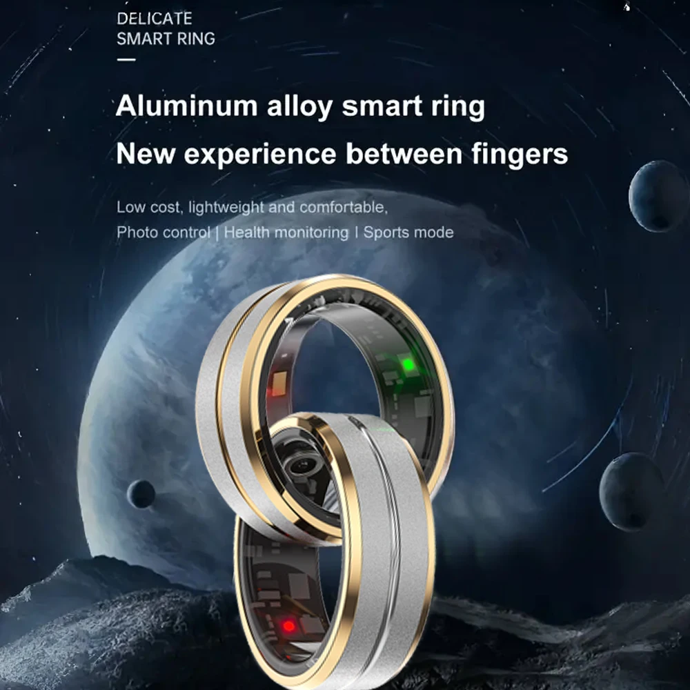 

Умное кольцо для женщин и мужчин, трекер активности и фитнеса с шагом, мониторинг упражнений на расстояние, калории для IOS Android