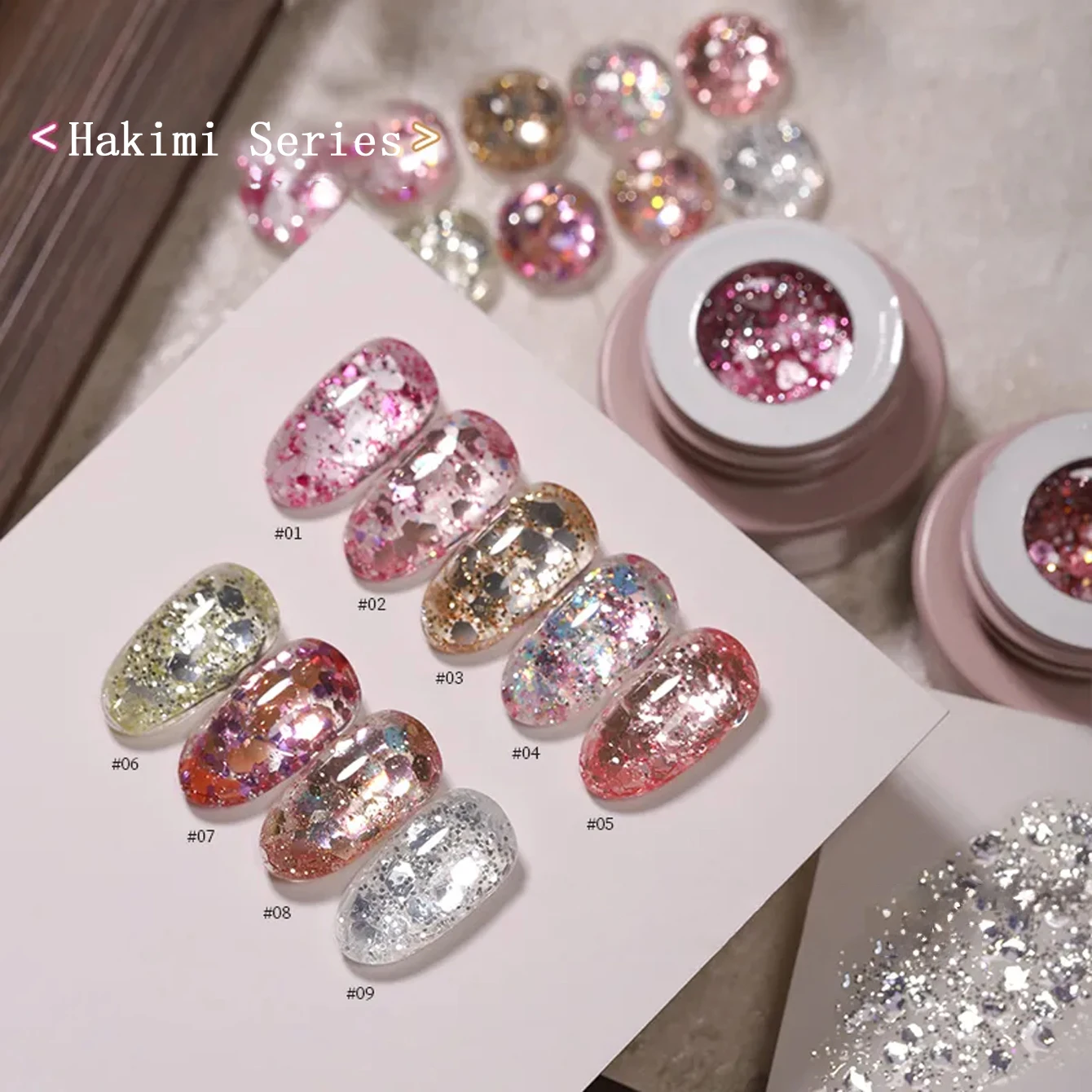 2026 New Strobe Sequin Nail Ar - Resin Art Uv Light recension och pris