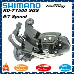 SHIMANO TOURNEY TY500 Rear Derailleur SGS 6 7 Speed Rear Derailleur MTB Bike Bicycle Variable Speed Drive