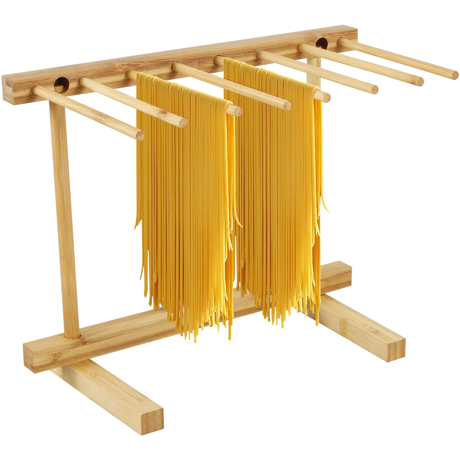 

Pasta Drying Rack Wooden Noodle Dryer Stand Handmade Noodles Vegetable Strip Drying Holder for Home Kitchen Gadget Necklace Rack