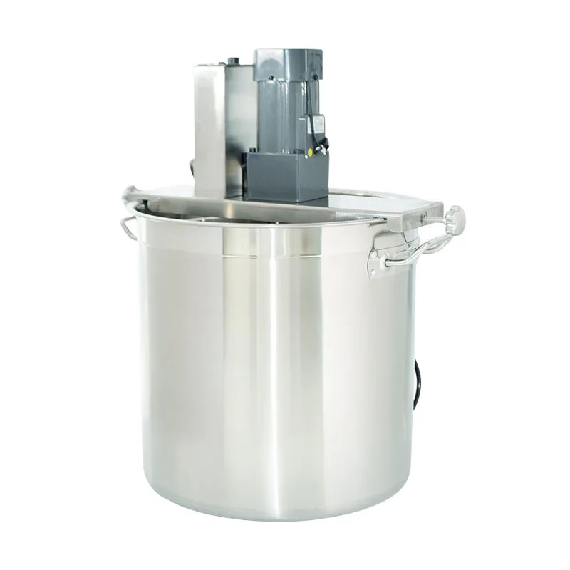 

Commercial hot pot base frying machine Small automatic stainless steel electric liquid mixer Boiling sauce Chili oil