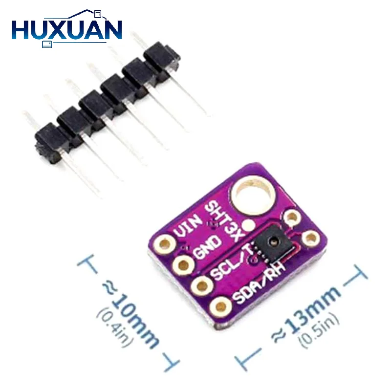SHT31 SHT41 SHT45 Digital Temperature And Humidity Sensor Module Environmental Detection I2C 2.4~5.5VDC