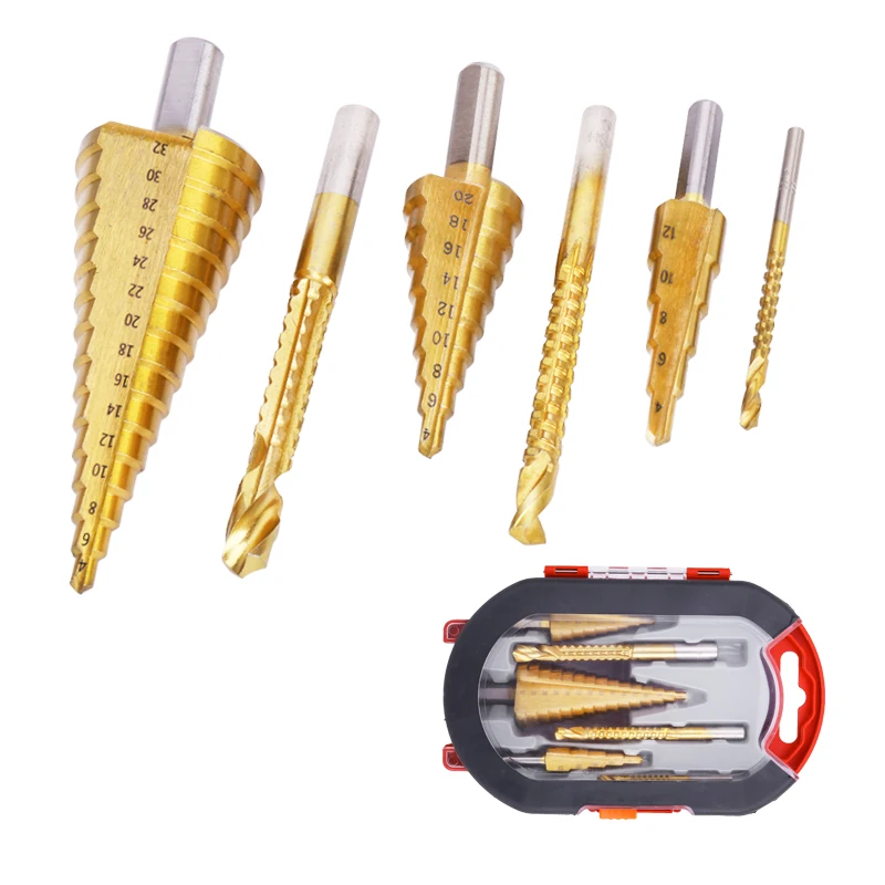 JUNEFOR Core Drill Bits Tool Set For Soft Metal/Thin Iron Sheet/Wood/Plastic Driller Metal Saw Drill Bits Tool Kit Hole Cutter