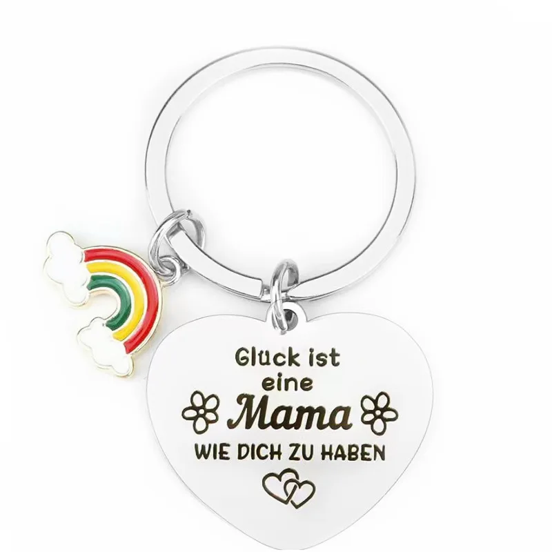 Wholesale NEW Mother's Day Keychain Personalized Keyring for Mama Women Car Bag Pendant Love Anniversary Birthday Gift thank mom