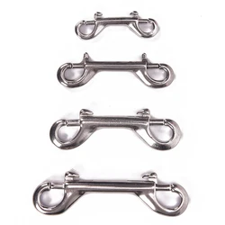 Stainless steel scuba diving double ended hook snap bolt kit quick draw