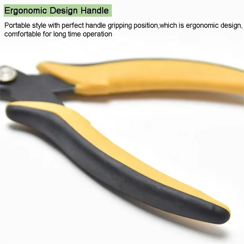 Mini Wire Cutter Diagonal Pliers Small Cutter Electronic Pliers Wires Insulating Rubber Handle Model Hand Tools DIY image 5