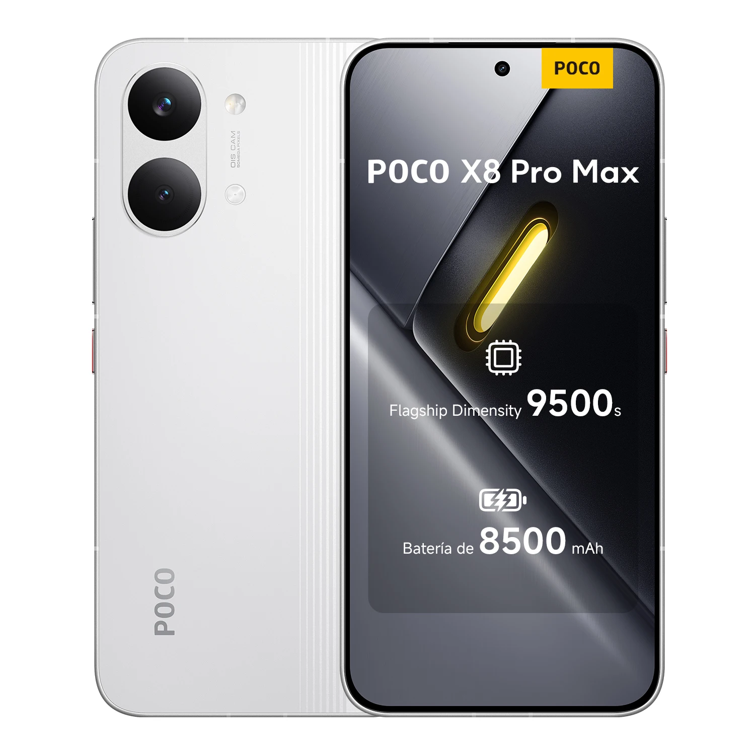 Poco X8 Pro Max, Calidad de Gama Alta con Sensación Premium, Procesador Dimensity 9500S, Batería de 8500mAh (típica) con Hypercharge de 100W, 6.83